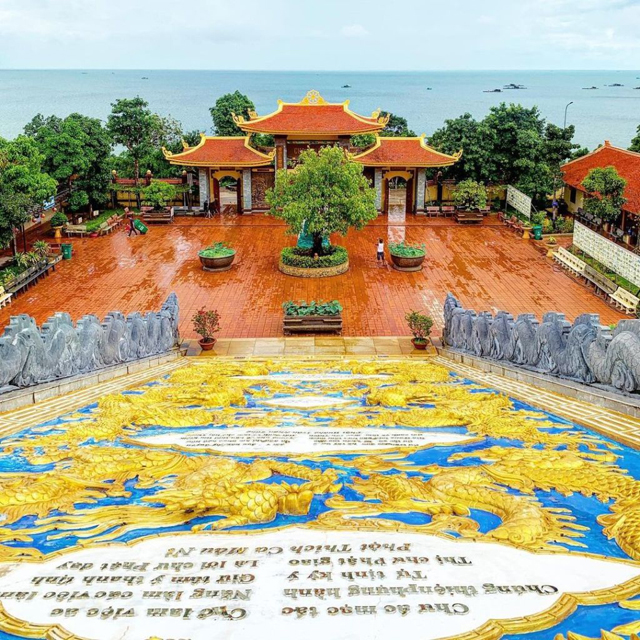 Bật Thang chùa Hộ Quốc Kiên Giang