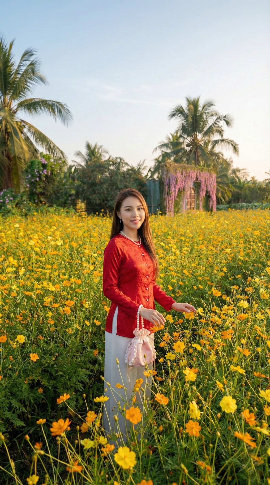 Cánh đồng hoa sao nhái vàng rực rỡ