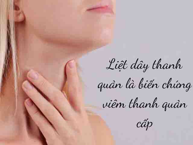Biến chứng viêm thanh quản