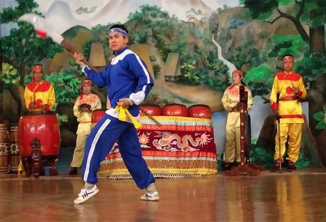 Biểu diễn nghệ thuật khu du lịch sinh thái Hầm Hô