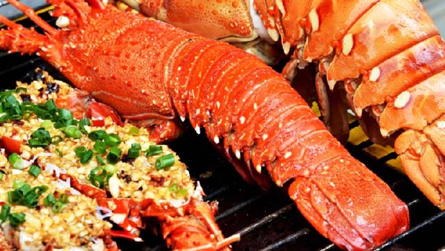 Các món chế biến từ Tôm mũ ni