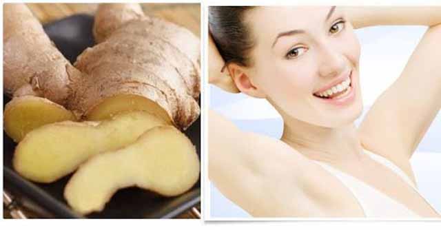 Cách trị hôi nách bằng gừng
