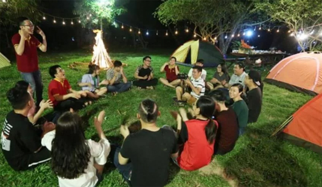 Cắm trại Bò Cạp Vàng