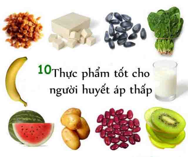 Huyết áp thấp - Chế độ ăn dành cho người huyết áp thấp