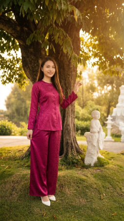 Thả dáng dưới gốc cây cổ thụ