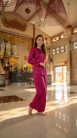 Vòng nhang khổng lồ tại chùa Huỳnh Đạo ảnh