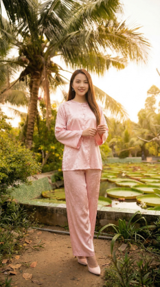 Đi dạo quanh chùa lá sen