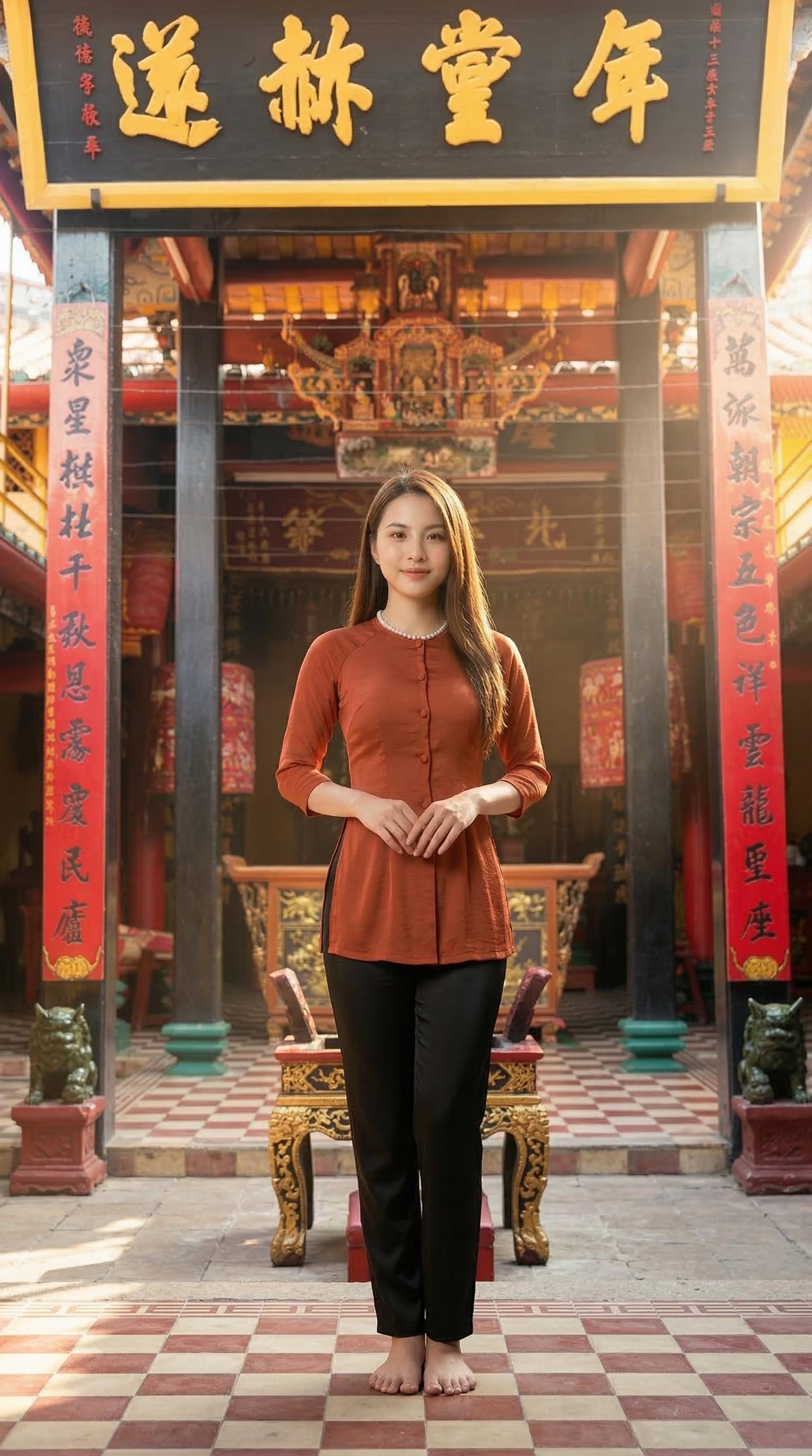 Chiều sâu không gian qua các lớp cổng rực rỡ