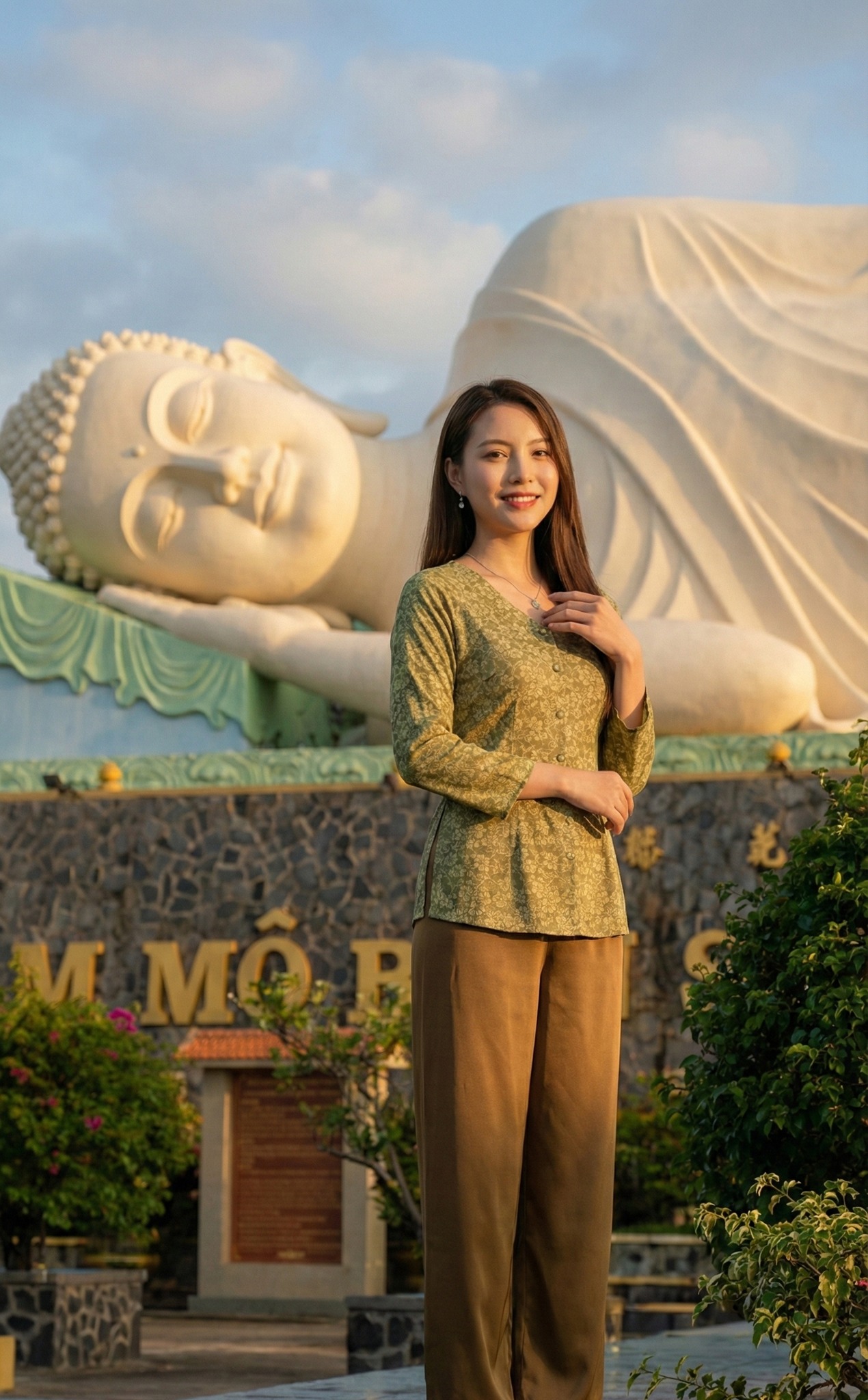 Tượng Phật Thích Ca nhập niết bàn uy nghi