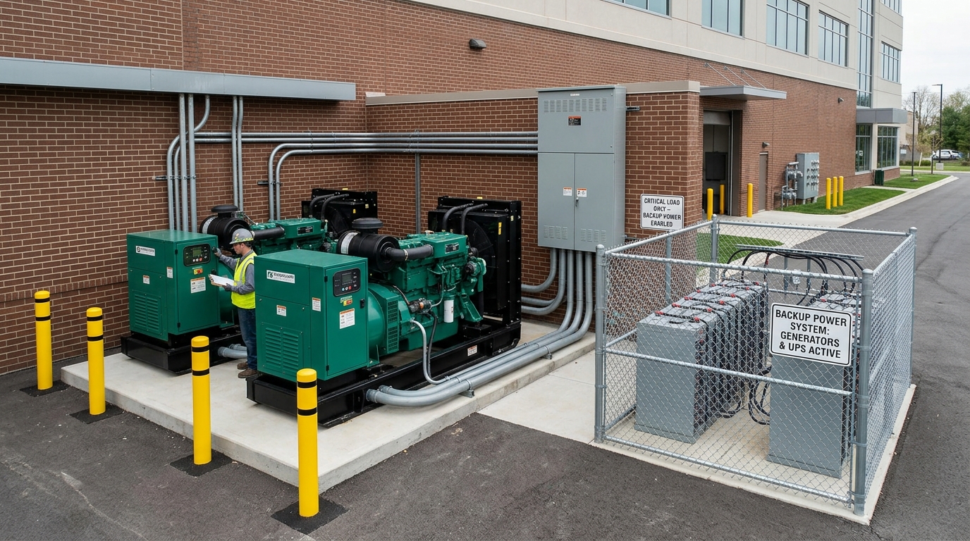 Chủ động trang bị máy phát điện công suất lớn cho các trang trại nuôi tôm tại Trà Vinh