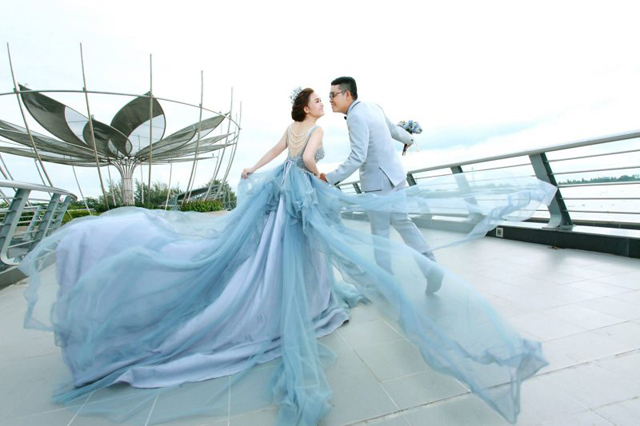 chụp ảnh cưới ở cầu tình yêu, Cần Thơ
