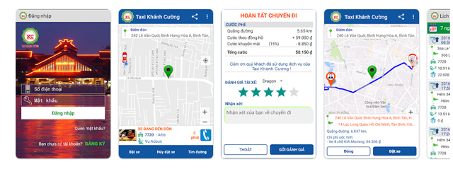 Dễ dàng đặt xe taxi Khánh Cường Cần Thơ qua ứng dụng trên Google Play và App Store