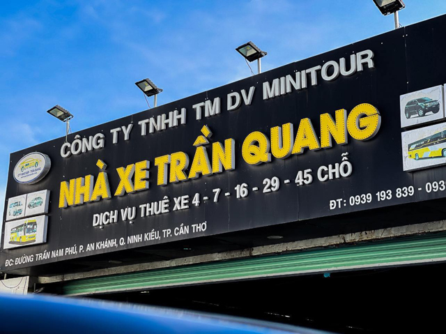 Cho Thuê xe du lịch Trần Quang