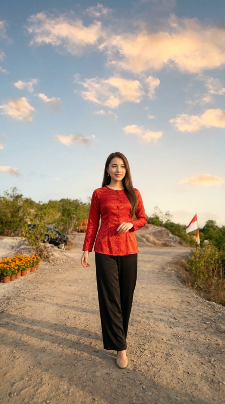Đường đi bộ lên hồ Tà Pạ rợp bóng cây