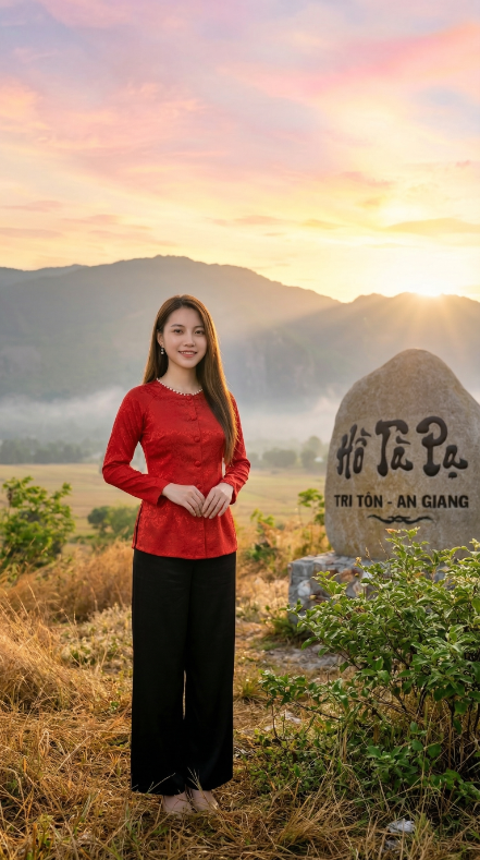 Check-in bia đá Hồ Tà Pạ