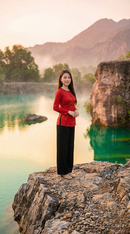 Cảnh sắc hồ Tà Pạ An Giang đẹp như tranh vẽ