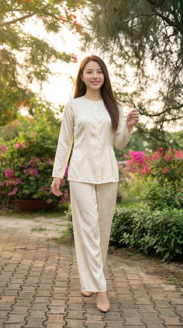 Dạo bước giữa đường hoa rực rỡ