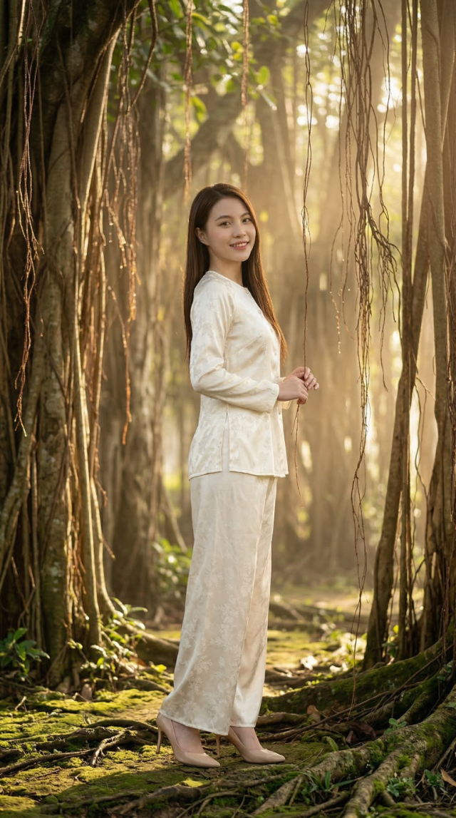 Chụp ảnh ma mị với rễ cây cổ thụ