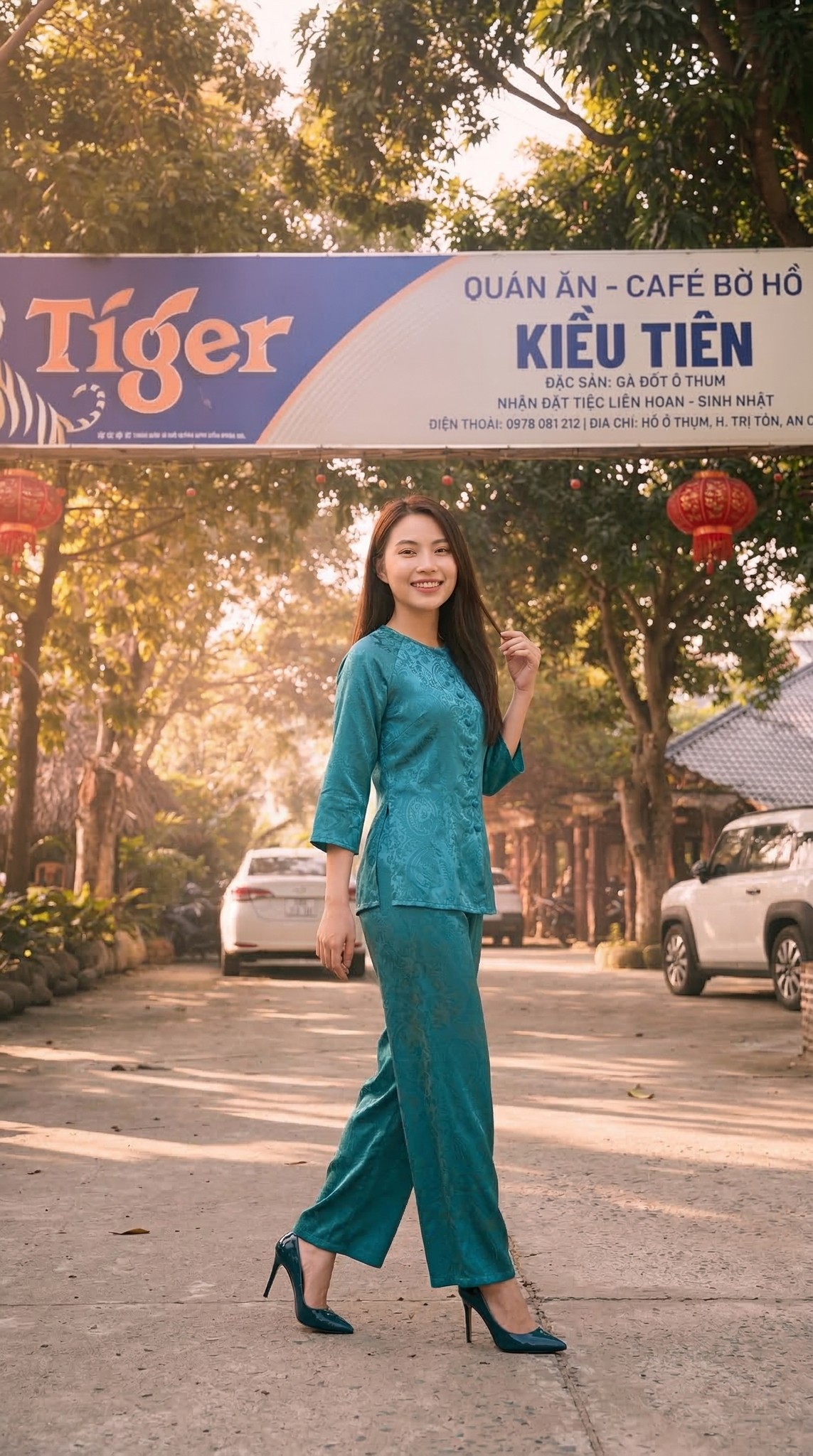 Quán ăn Kiều Tiên đặc sản Gà đốt Ô Thum