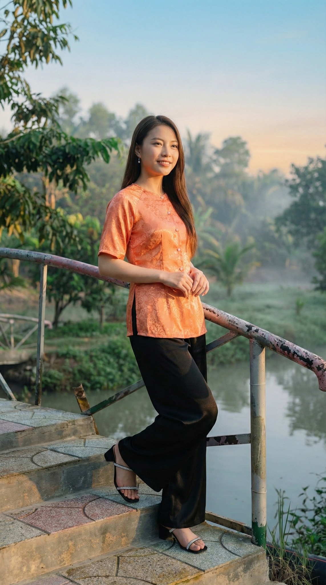 Dạo bước khoan thai trên cầu