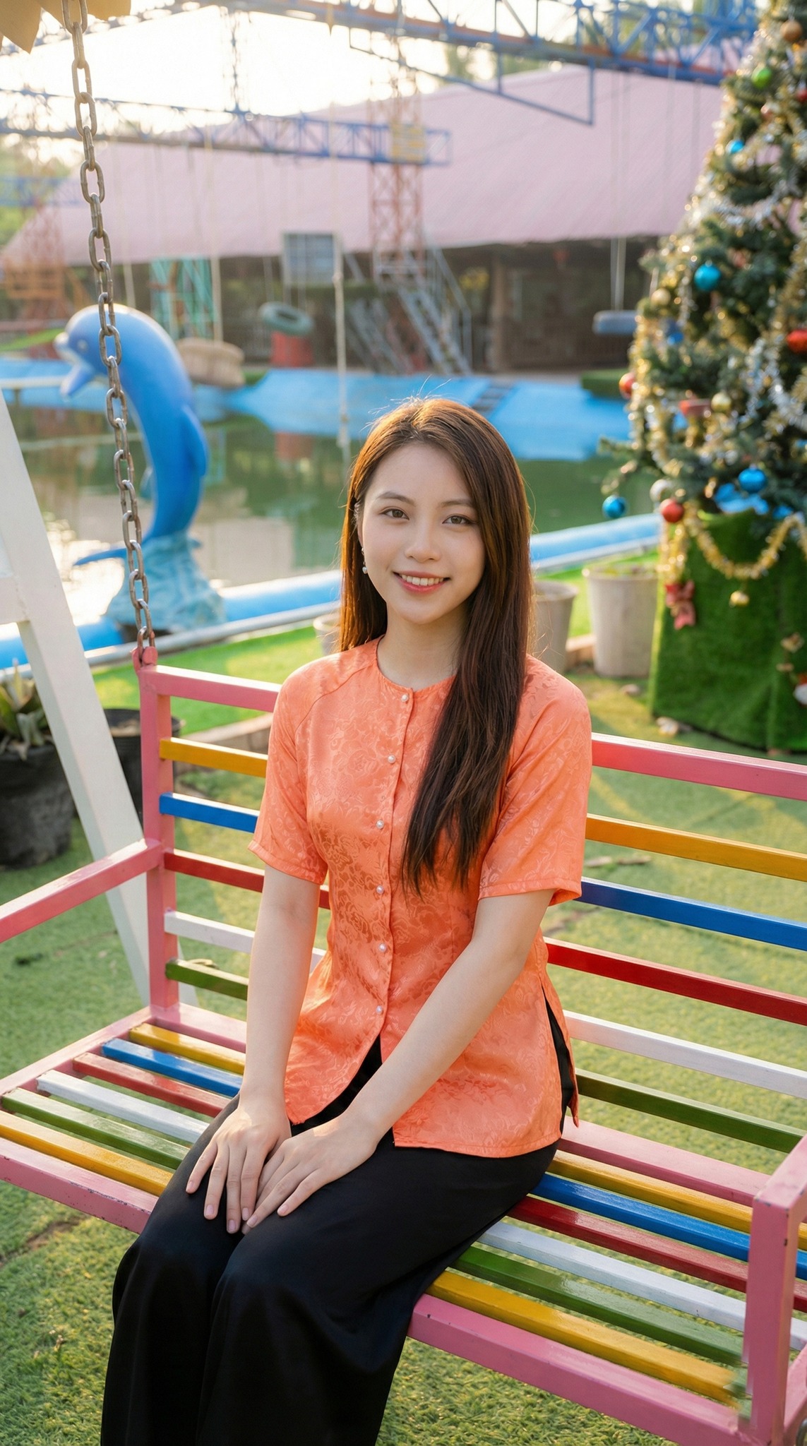Xích đu tuổi thơ đầy màu sắc