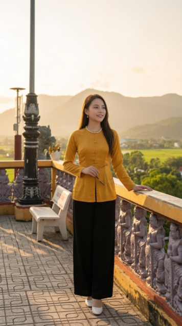 Tận dụng ánh sáng vàng hoàng hôn