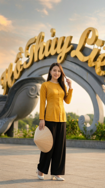 Tiểu cảnh cổng vòm Hồ Thủy Liêm
