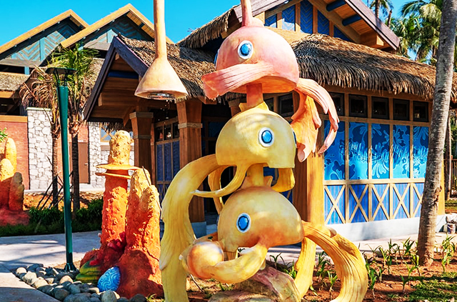 Khu sinh vật biển đầy màu sắc công viên nước Aquatopia