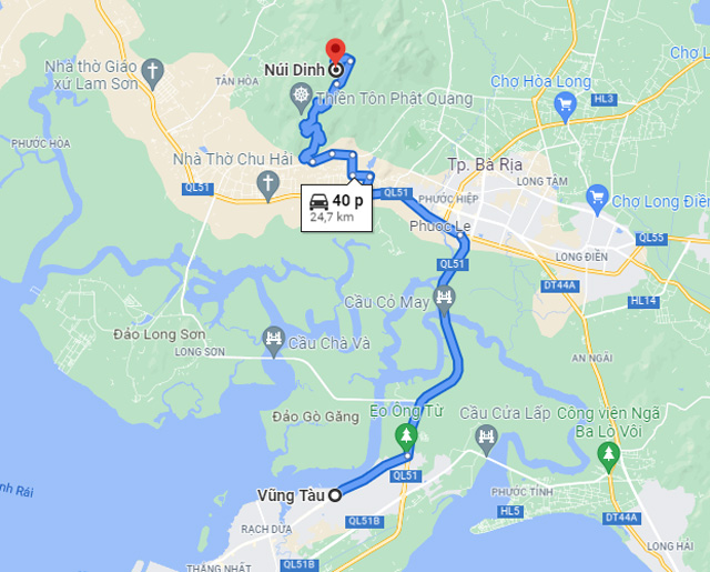 Giới thiệu - thuyết minh về Núi Dinh Vũng Tàu