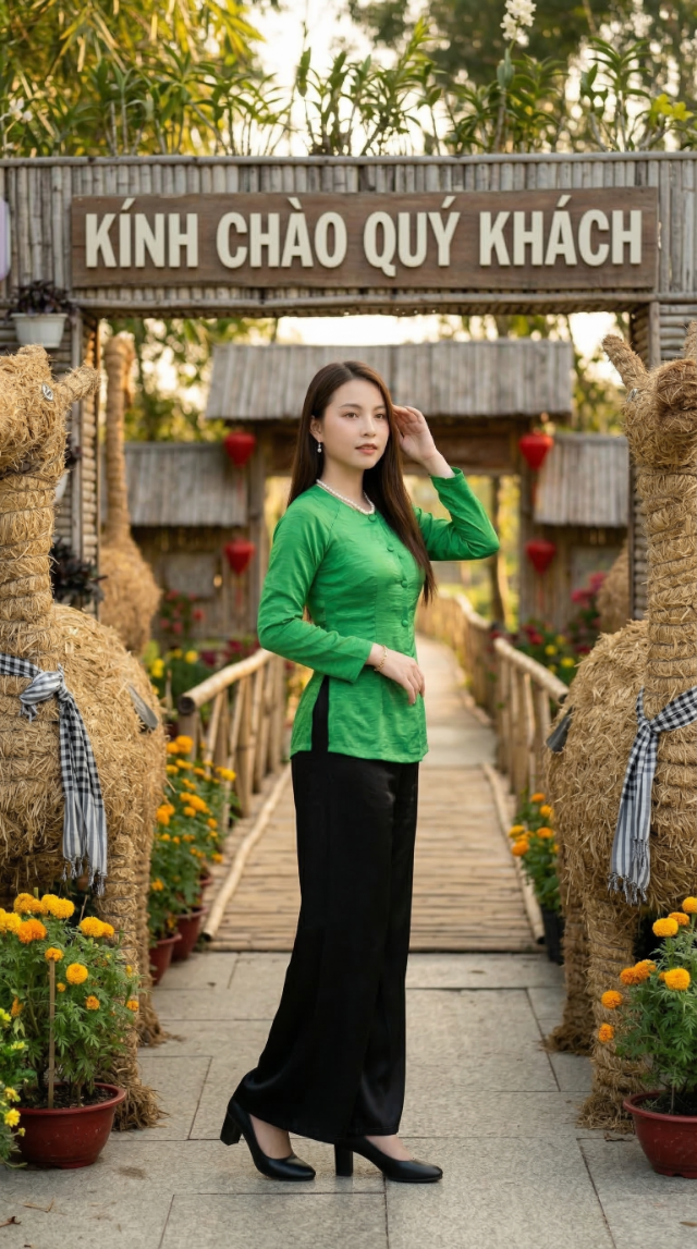Cổng chào kính chào quý khách Rừng Tràm Trà Sư