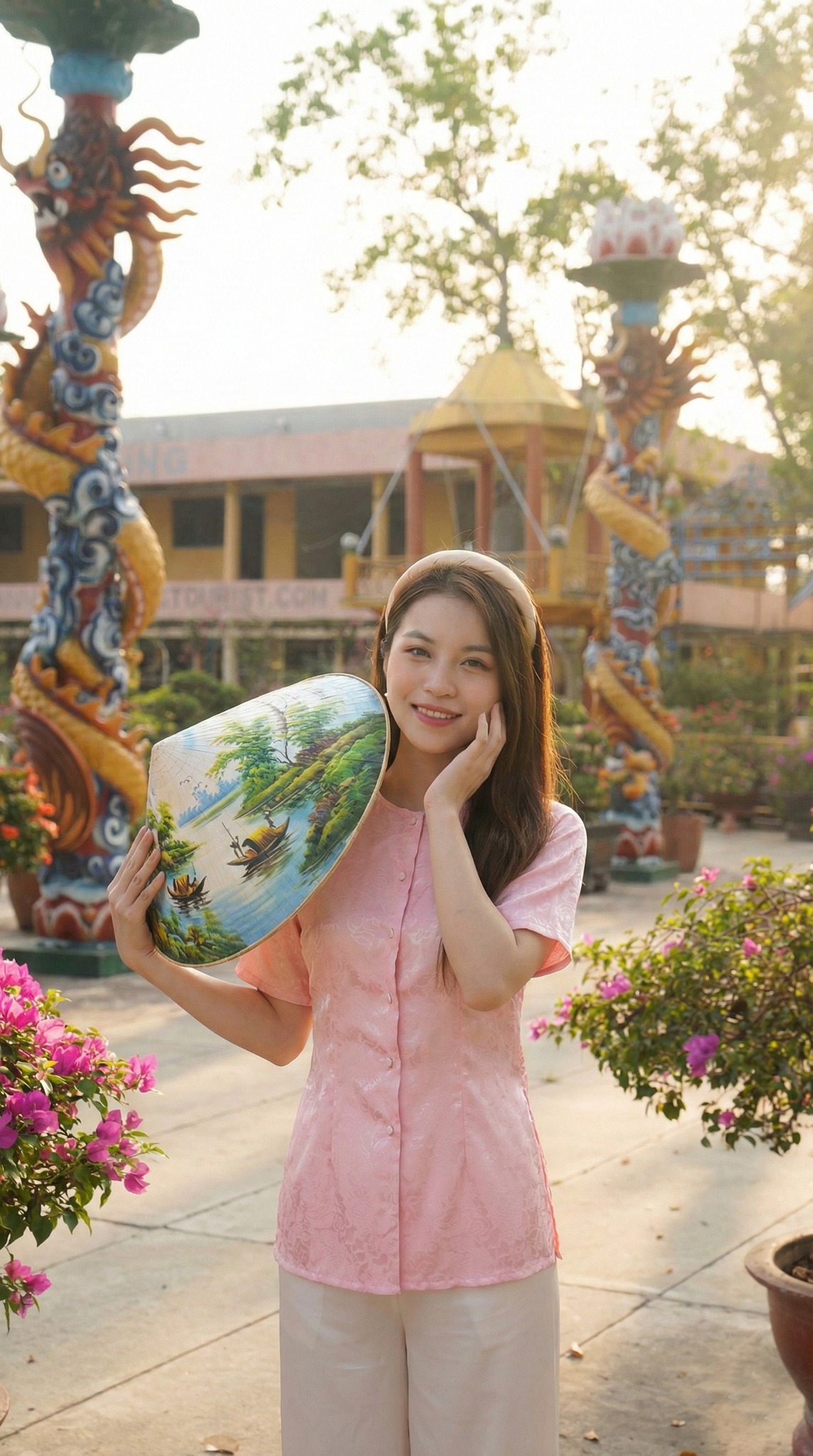 Check-in Sân 9 Rồng tại di tích Đạo Dừa