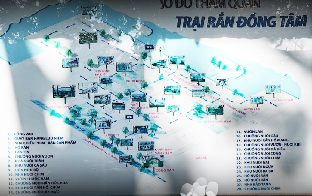 Trại rắn Đồng Tâm Tiền Giang | Có bao nhiêu loài giá vé, thuyết minh ...