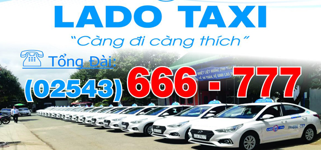 Tổng đài taxi Lado Vũng Tàu số điện thoại, giá cước