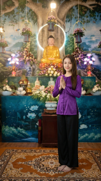 Tranh Phật dưới gốc bồ đề
