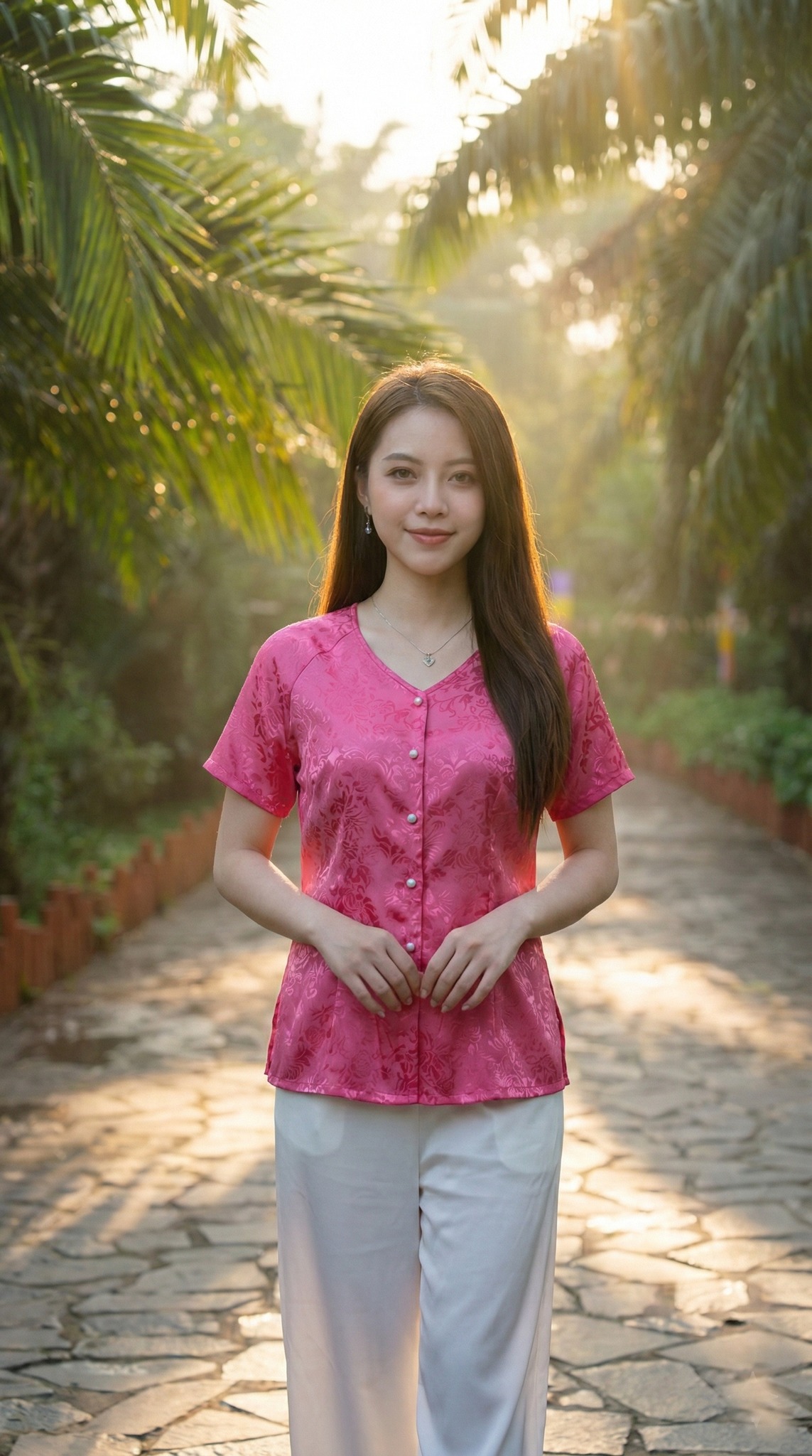 Chụp ảnh với ánh nắng xuyên qua kẽ lá