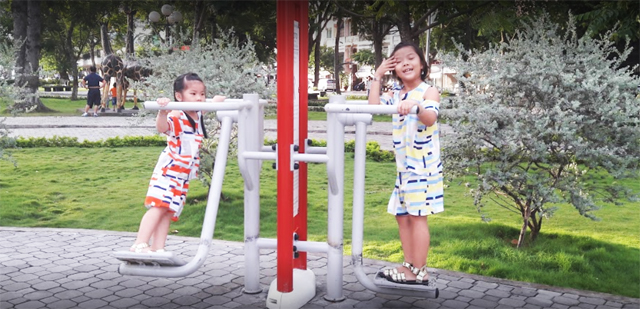 Thiết bị thể dục thể thao công viên Lưu Hữu Phước Cần Thơ