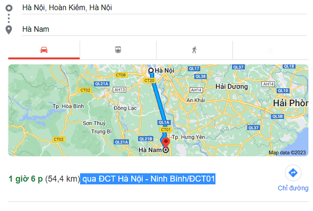 Từ Hà Nội đi Hà Nam bao nhiêu km, mất bao nhiêu giờ Từ Hà Nội đi Hà Nam bao nhiêu km, mất bao nhiêu giờ