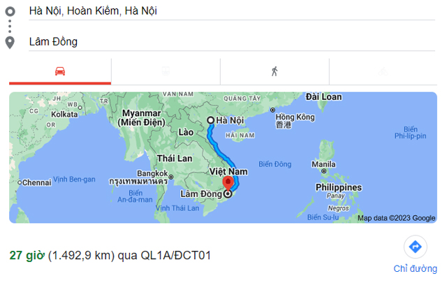 Từ Hà Nội đi Lâm Đồng bao nhiêu km, mất bao nhiêu giờ Từ Hà Nội đi Lâm Đồng bao nhiêu km, mất bao nhiêu giờ