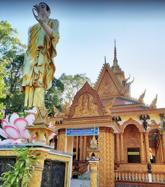 Tượng phật chùa Hạnh Phúc Tăng Vĩnh Long