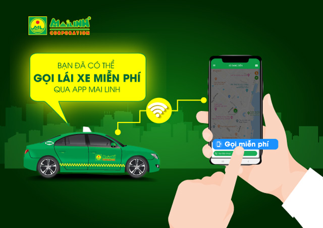 Dễ dàng đặt xe taxi Mai Linh Cần Thơ qua ứng dụng trên Google Play và App Store
