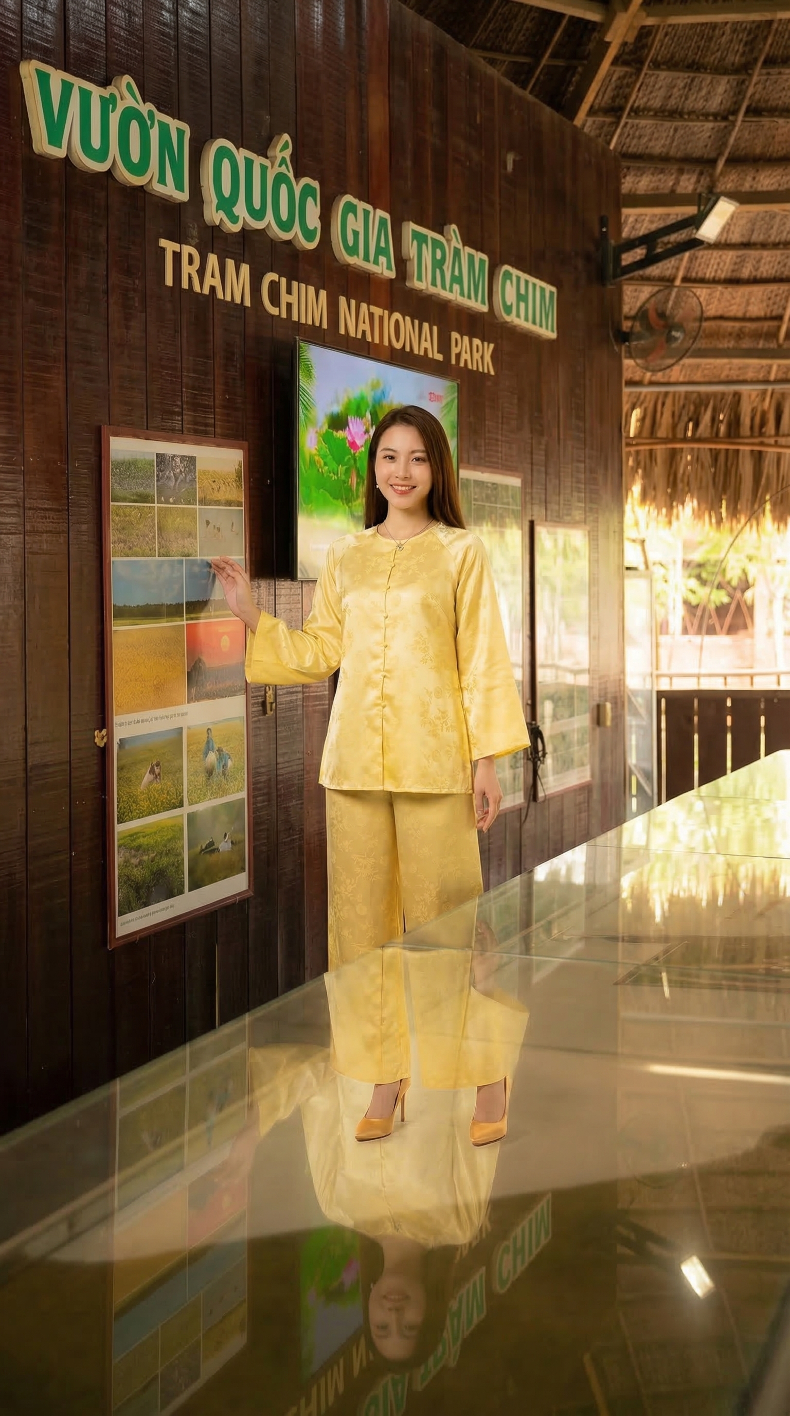 Khám phá phòng trưng bày thông tin Vườn Quốc gia Tràm Chim