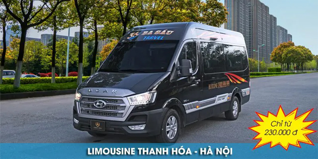 Xe 36 Limousine từ Thanh Hóa đi Hà Nội 