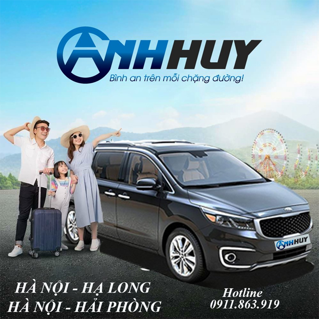 Xe Anh Huy từ Quảng Ninh đi Hà Nội (Mỹ Đình, Giáp Bát, Gia Lâm, Yên Nghĩa, Bv nội ô, sân bay)