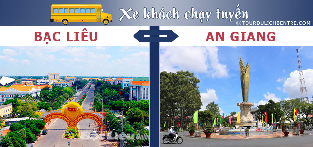 Xe Bạc Liêu đi An Giang
