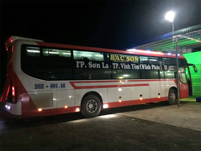 Xe Bắc Sơn từ Sơn La đi Vĩnh Yên Vĩnh Phúc