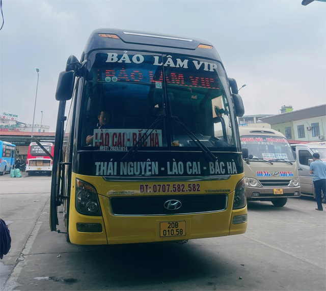 Xe Bảo Lâm VIP từ Lào Cai đi Thái Nguyên