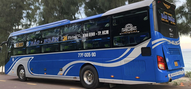 Xe Bảo Ngân từ Sài Gòn Tp.HCM đi Bình Định (Tam Quan, Bồng Sơn, Phù Mỹ, Phù Cát, Quy Nhơn)