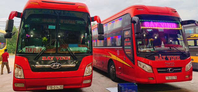 Xe Bảy Vinh từ Bình Định đi Sài Gòn (bx Miền Đông, An Sương, Ngã Tư Ga, An Sương, Vĩnh Lộc, Suối Tiên)