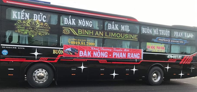 Xe Bình An Đắk Lắk đi Ninh Thuận (Phan Rang Tháp Chàm, Phước Dân, Suối Đá, Thuận Bắc)