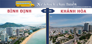 Xe khách Bình Định đi Khánh Hòa (Nha Trang, Cam Ranh, Ninh Hòa, Vạn Ninh, Vạn Giã)